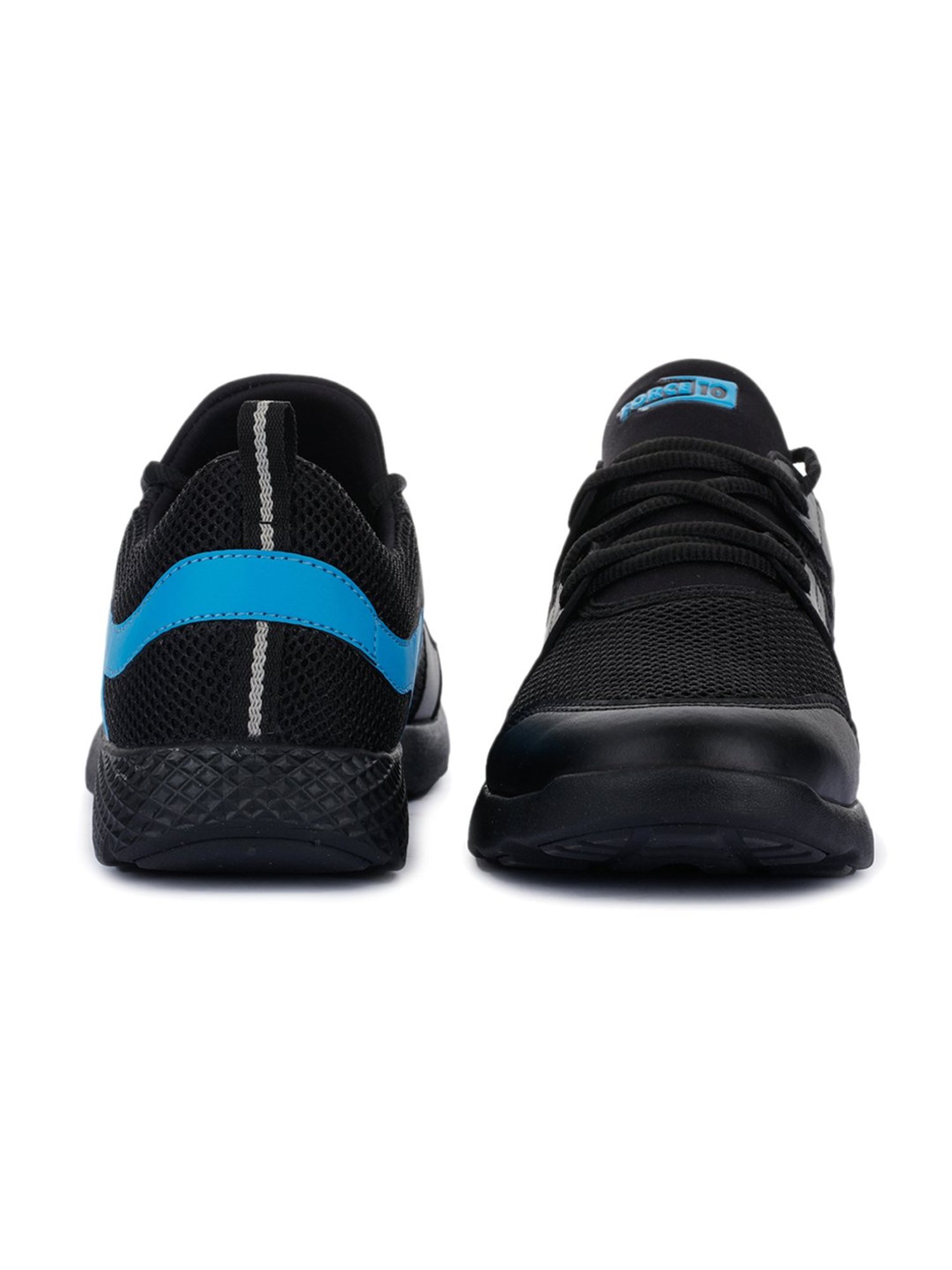 Force 10 by Liberty Black Running Shoes