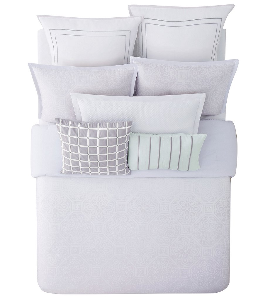 Charisma Essex White Bolster Pillow