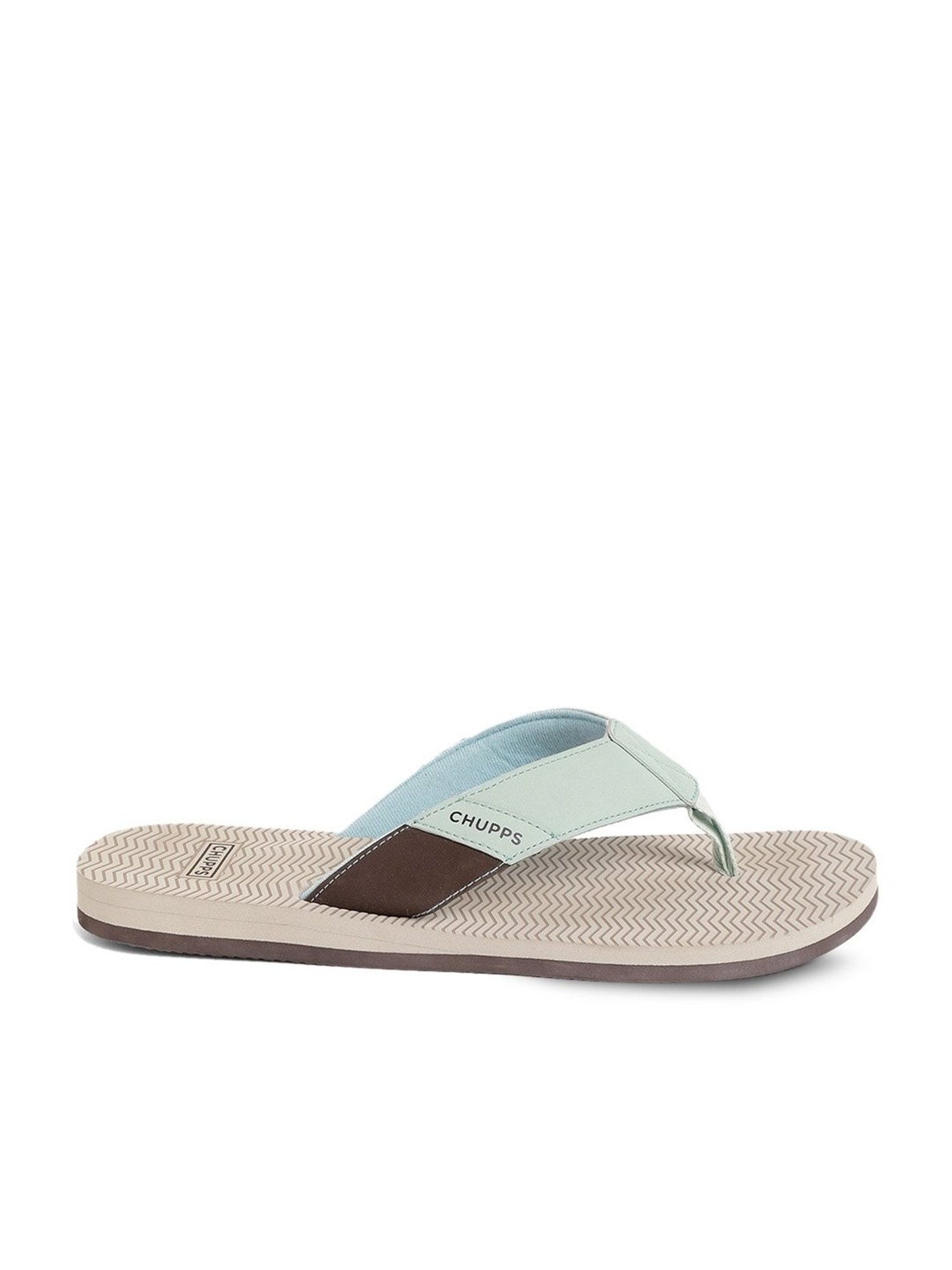 Chupps Men's Grey Flip Flops