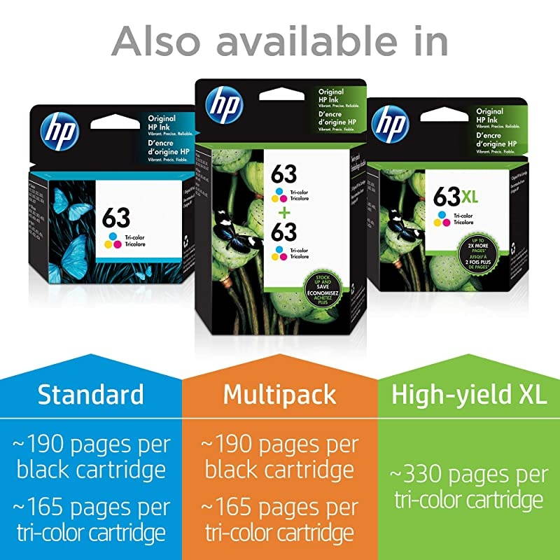 63XL | Ink Cartridge | Black | F6U64AN