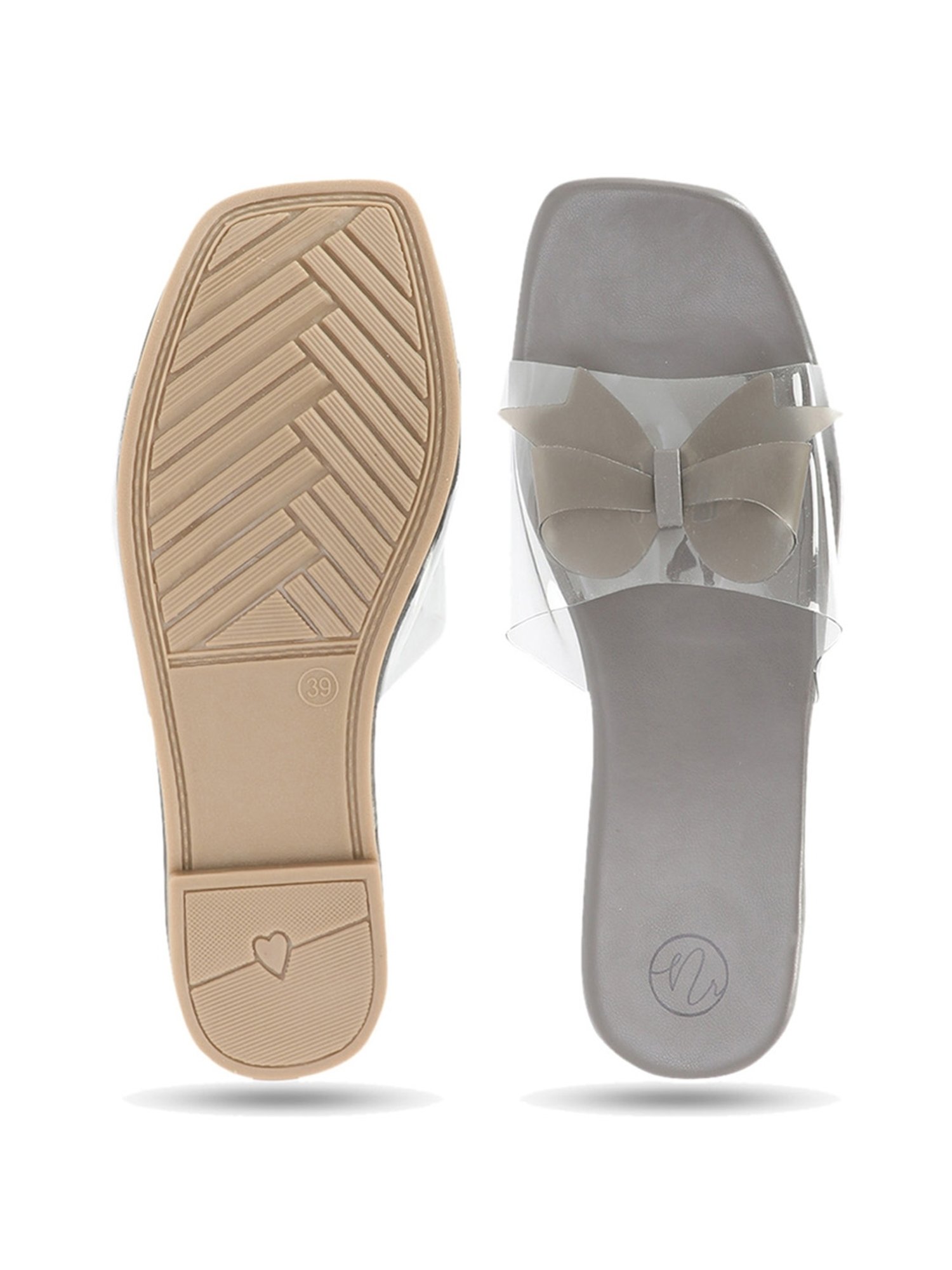 NR by Nidhi Rathi Women's Grey Casual Sandals