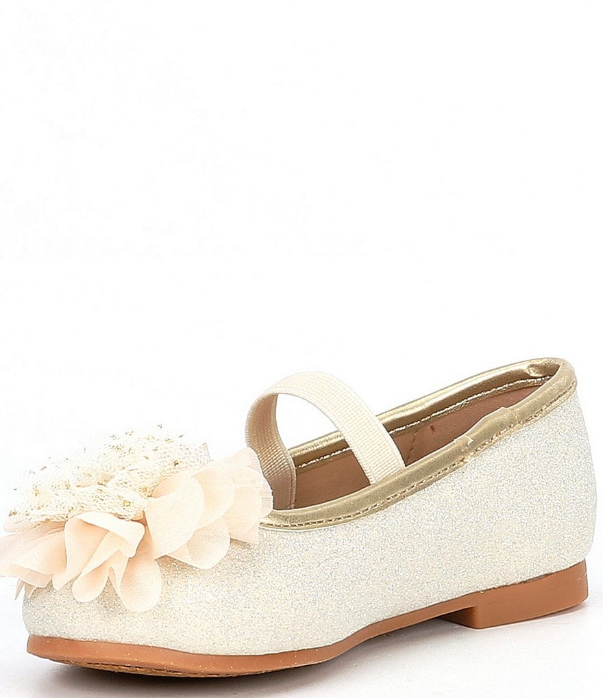 Copper Key Girls' Surely-T Glitter Ballet Flats (Toddler)
