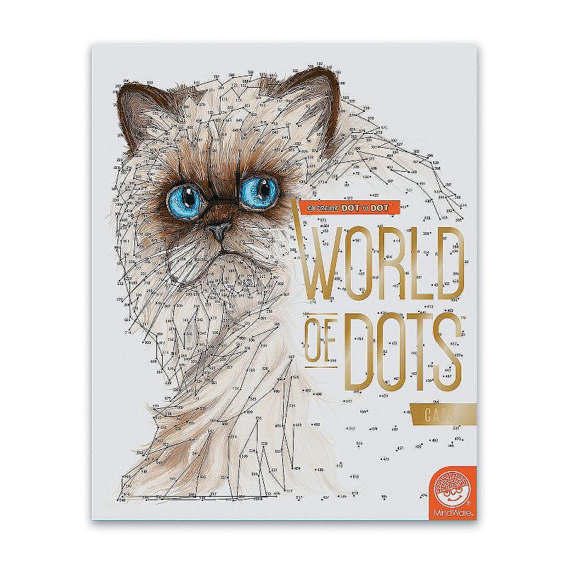 MindWare Extreme Dot To Dot World Of Dots: Cats - Brainteasers