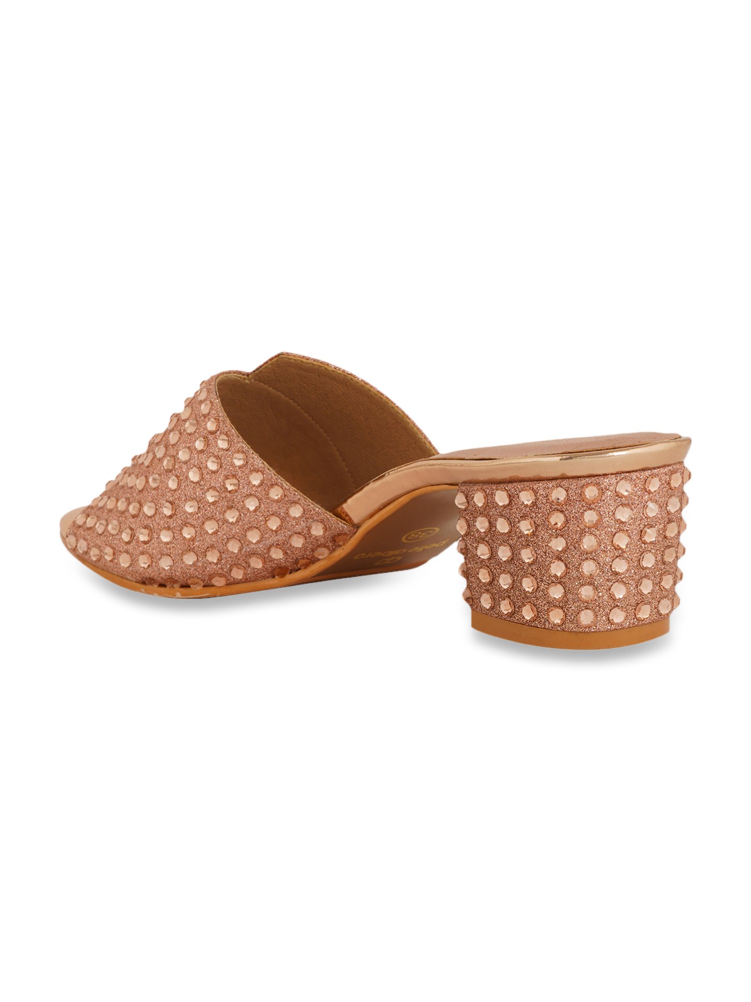 Pelle Albero Women's Peach Ethnic Sandals