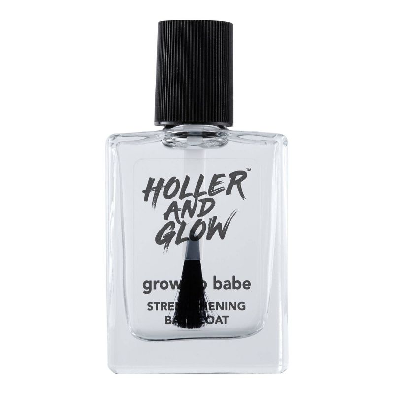 Holler and Glow Grow Up Babe Strengthening Base Coat - 0.5 fl oz