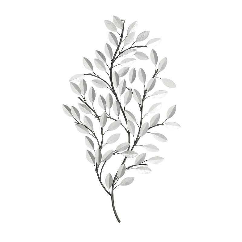 44" x 25" Natural Leaf Iron Wall Decor - Olivia & May