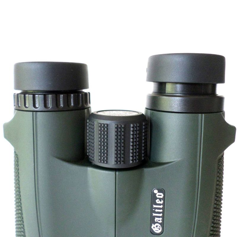 Galileo G-1242WP 12mm x 42mm Water and Fog Proof Roof BAK-4 Prism Binocular - Black