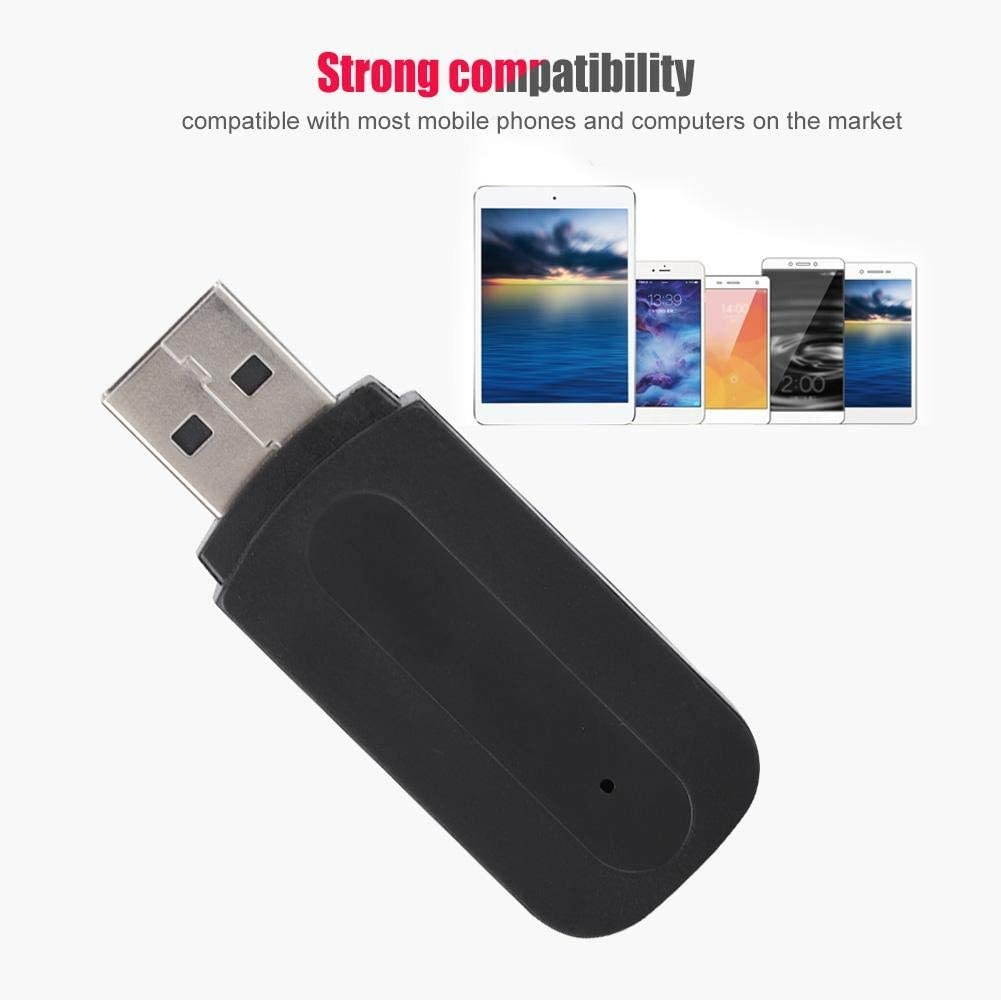 Richer-R Bluetooth Adapter ReceiverPortable BT-163 USB Wireless Audio Bluetooth Receiver/Bluetooth AdapterAudio Wireless Handsfree Bluetooth Adapter