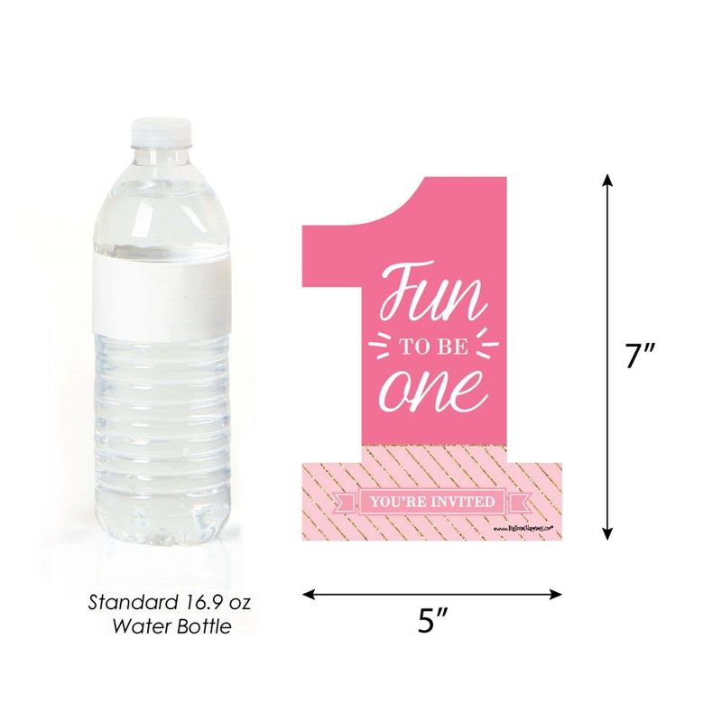 Big Dot of Happiness Adult 70th Birthday - Gold - Shaped Fill-In Invitations - Birthday Party Invitation Cards with Envelopes - Set of 12