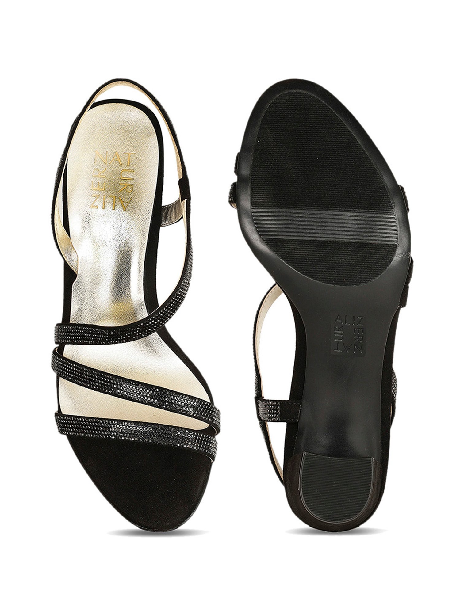 Naturalizer by Bata Women's VANESSA2 Black Sling Back Sandals