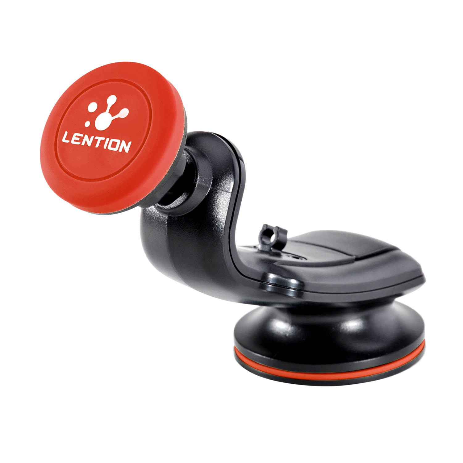 LENTION Magnetic Phone Holder,360&deg; Rotation Adsorption Car Mounts Holders for iPhone, iPod, Smart Phone, PSP, GPS - Black