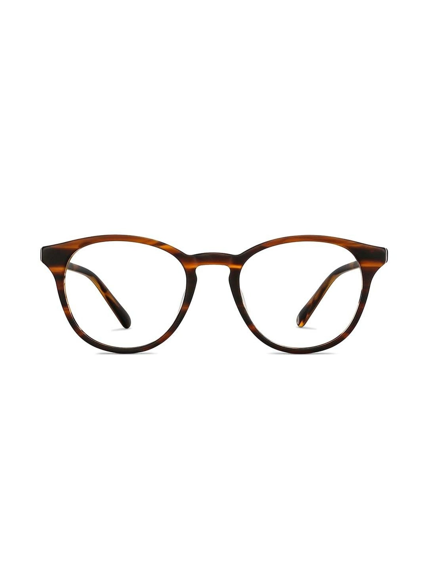 John Jacobs JJ E13344 Brown Full Rim Round Frame