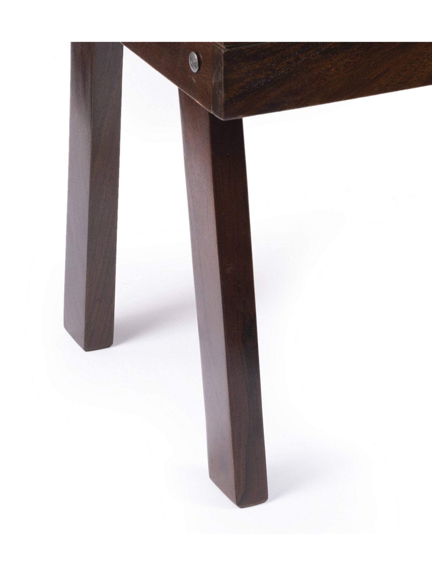 Ikiriya Mayfield Solid Dark Brown Wood Coffee Table Dark Walnut Finish