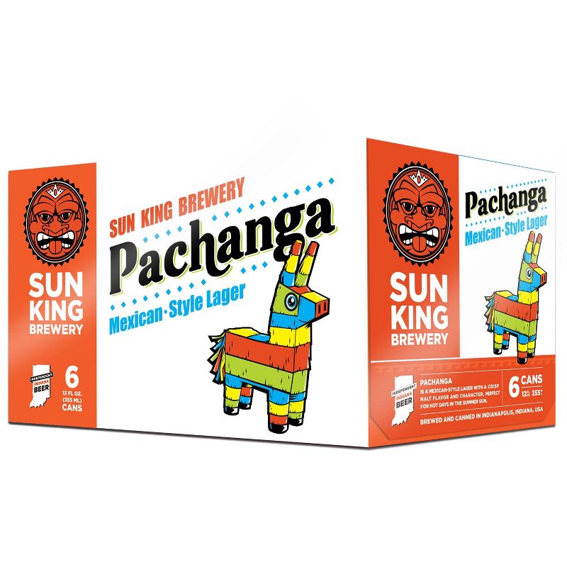 Sun King Pachanga Mexican Style Lager Beer - 6pk/12 fl oz Cans