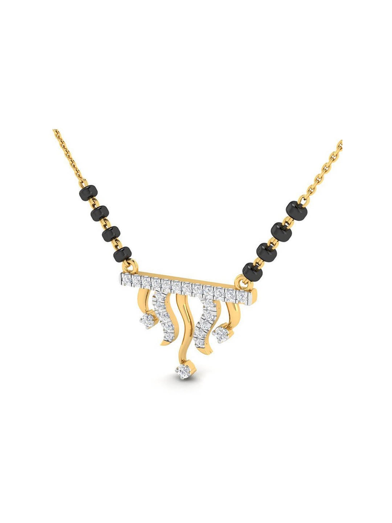 Waman Hari Pethe Jewellers 18k Gold & Diamond Mangalsutra for Women