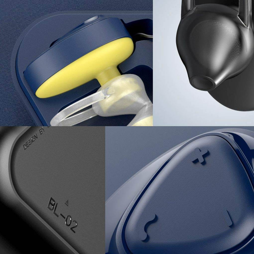 Zgeer Mini Wireless Bluetooth 4.2  Headset Dual Ear Stereo HiFi Earphone Earbuds with Charging Box