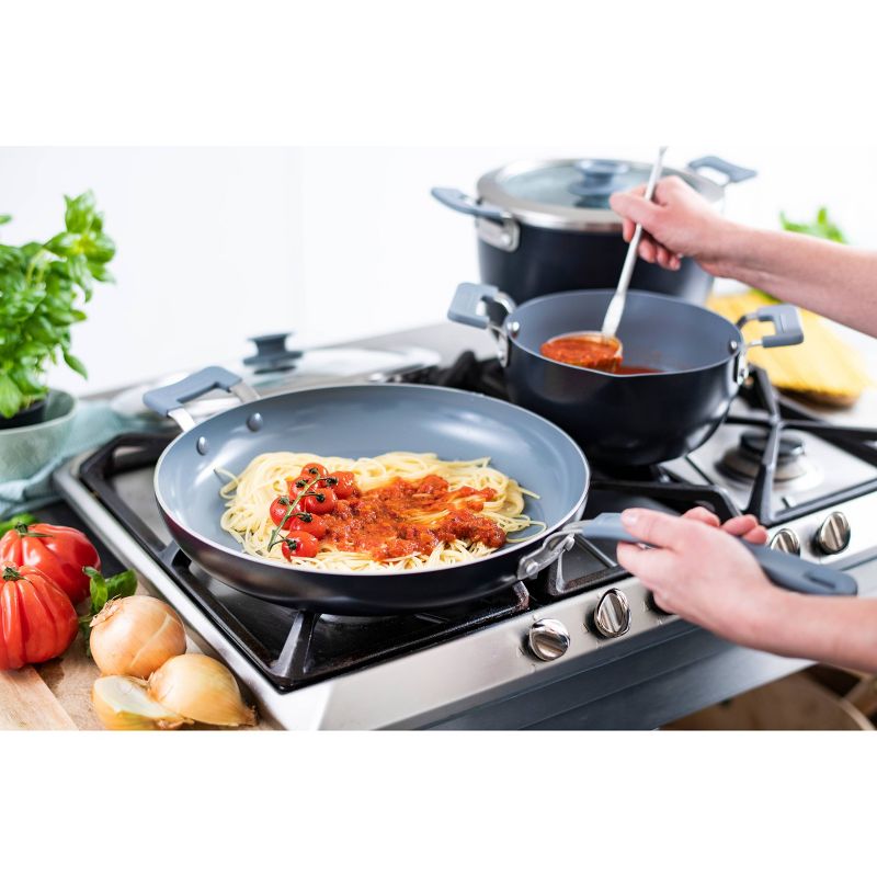 GreenPan 10pc Level Essentials Cookware Set + 3 Bonus Protectors