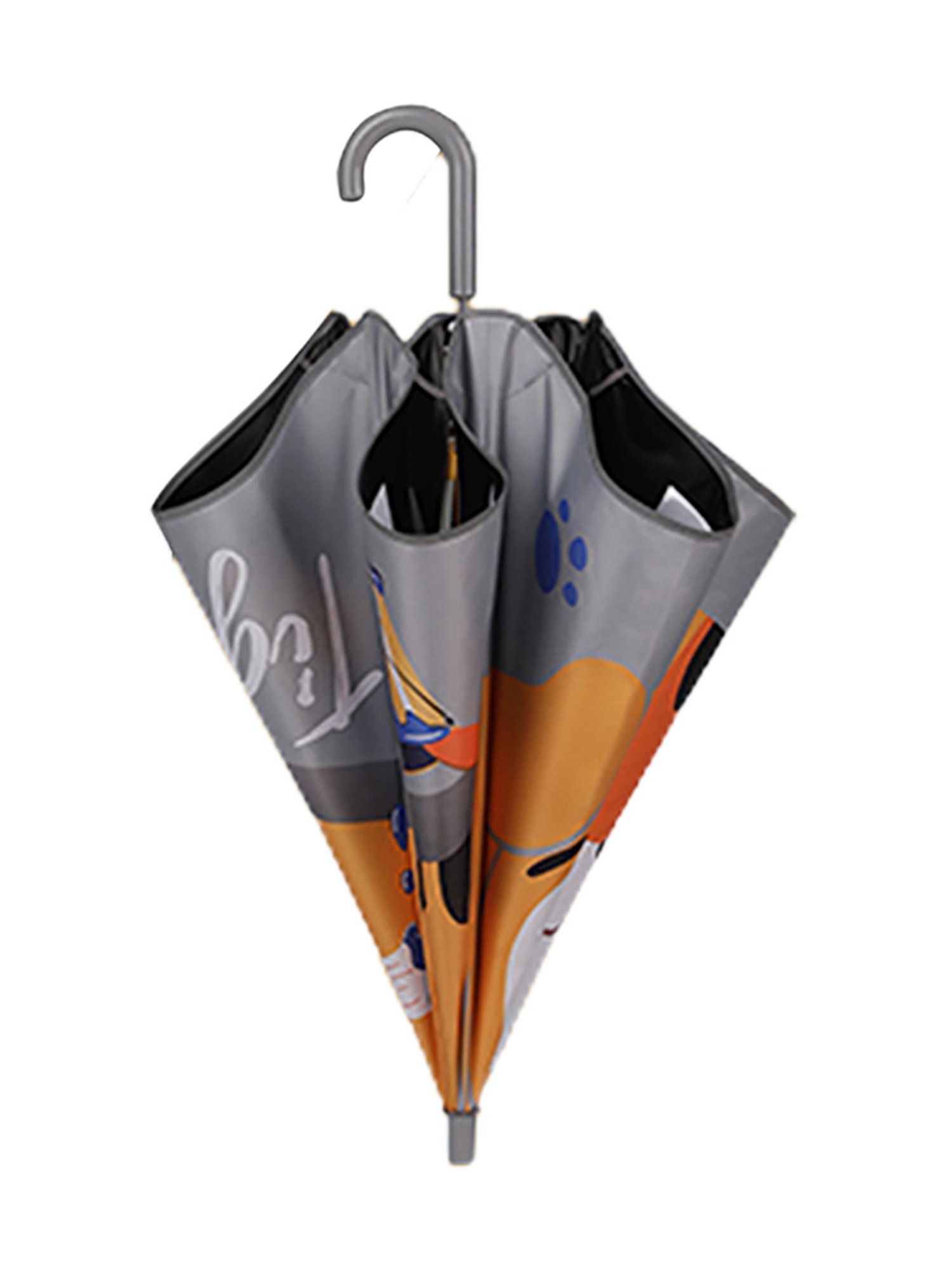 Little Surprise Box LLP Grey Polyester Kids Umbrella