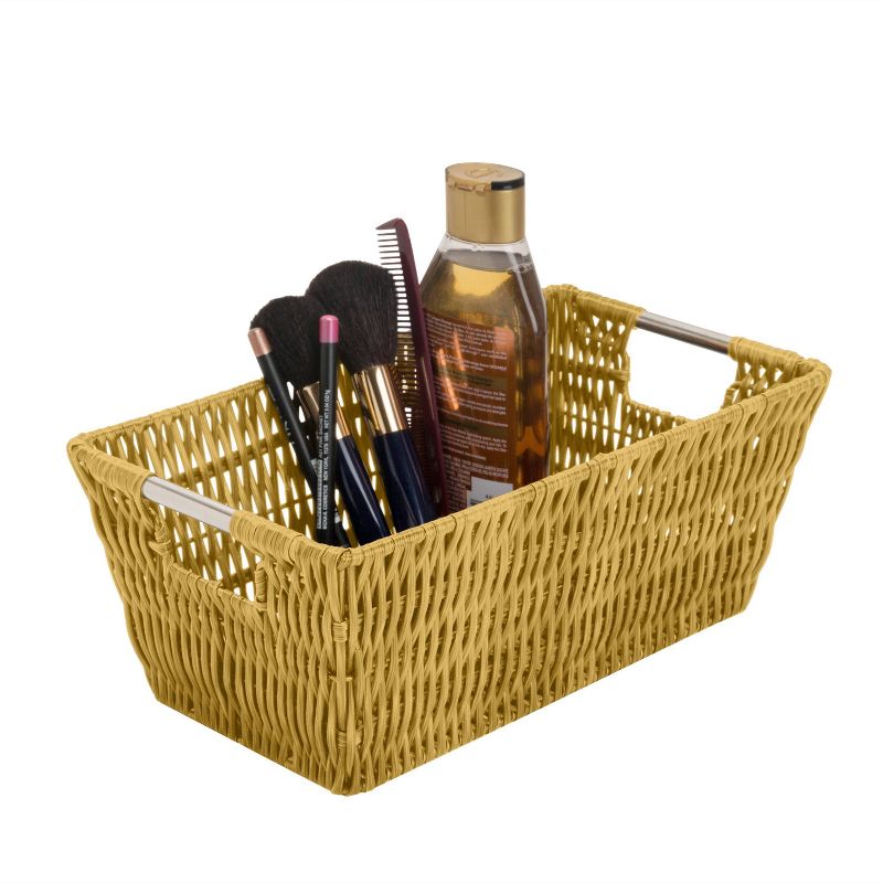 Simplify Large Rattan Storage Basket Natural