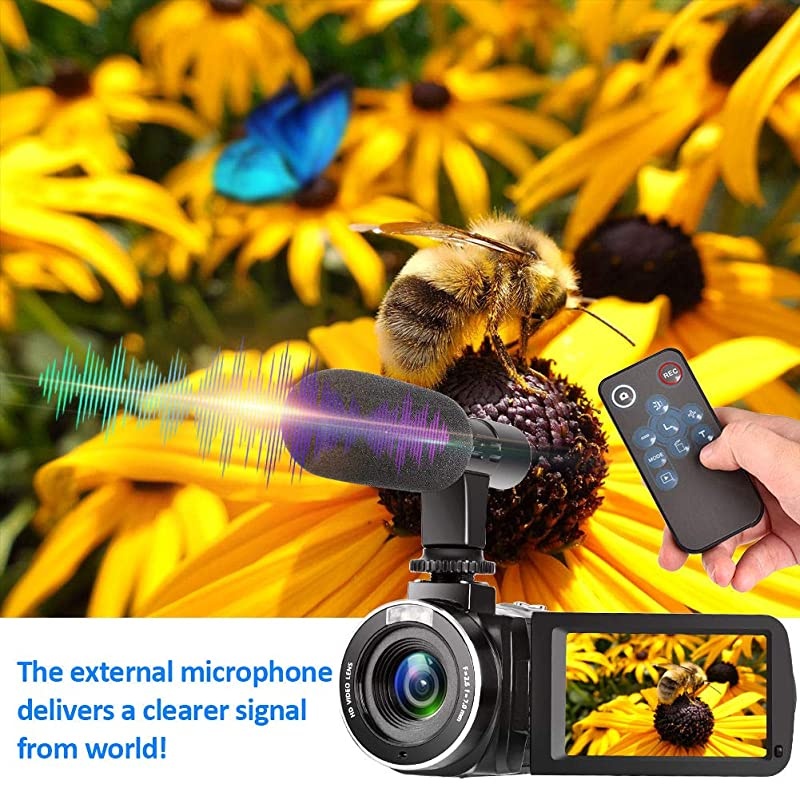 Panasonic HC-VX981K 4K UHD Camcorder with 4K Photo Wi-Fi w/Premium Acc Bundle