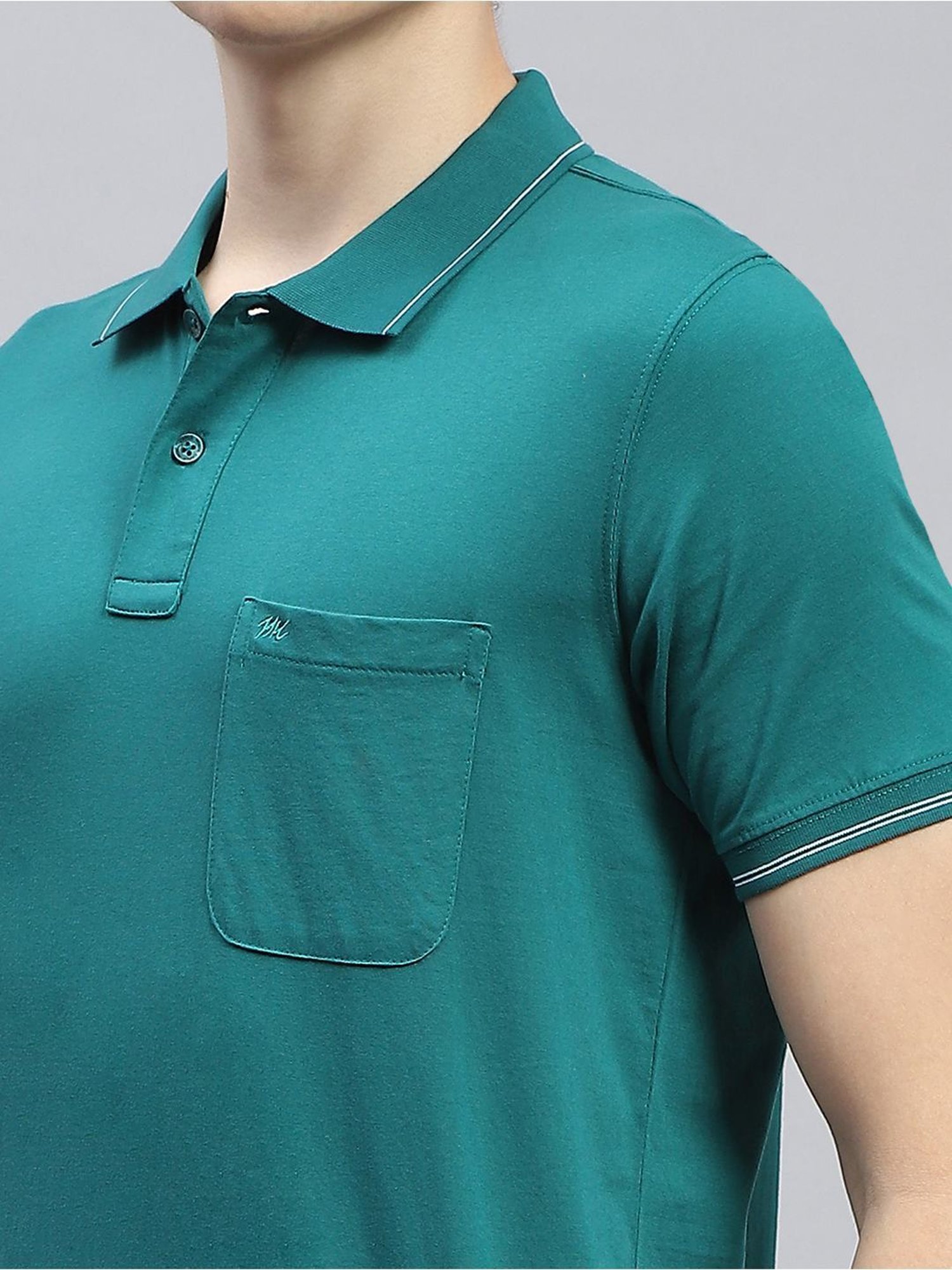 Monte Carlo Green Regular Fit Polo T-Shirt