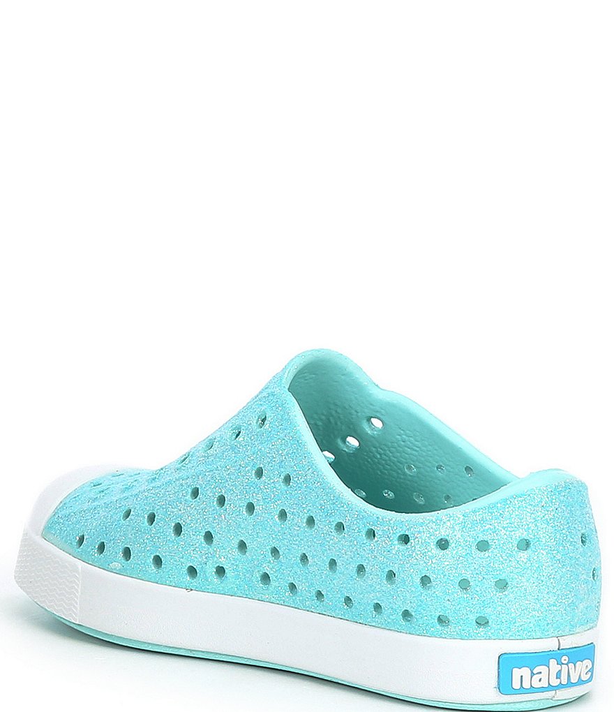 Native Girls' Jefferson Bling Glitter Slip-On Sneakers (Toddler)
