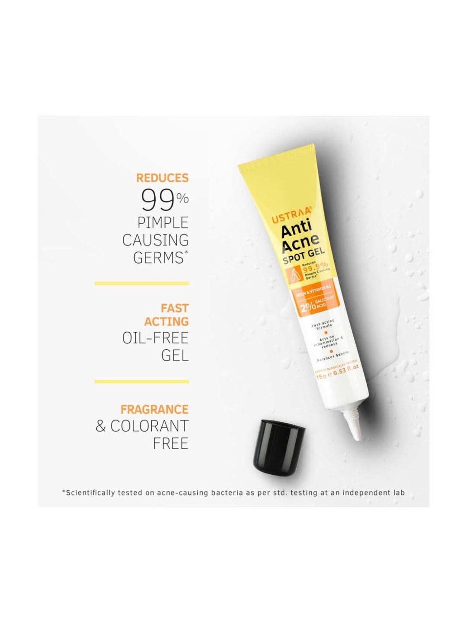 Ustraa Anti-Acne Spot Gel - 15 gm