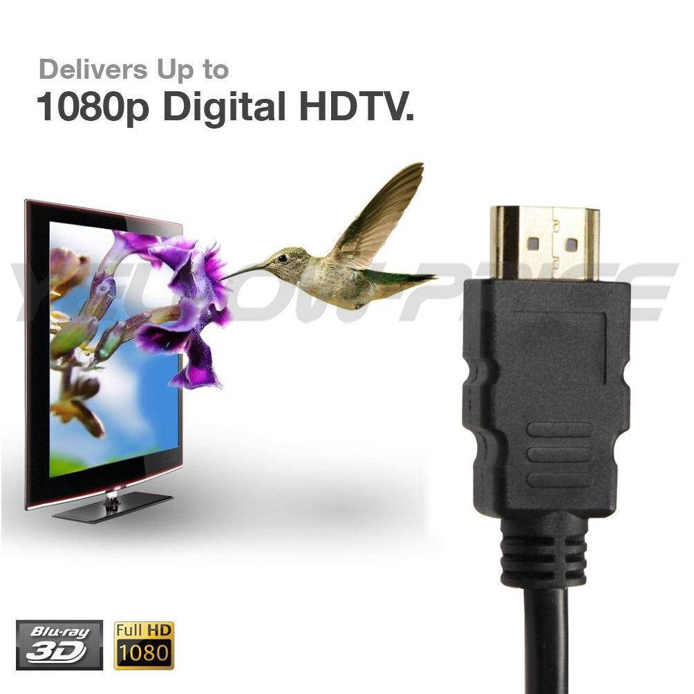 Premium 25FT Standard Long HDMI v1.4 Cable 3D 1080P Gold Plated