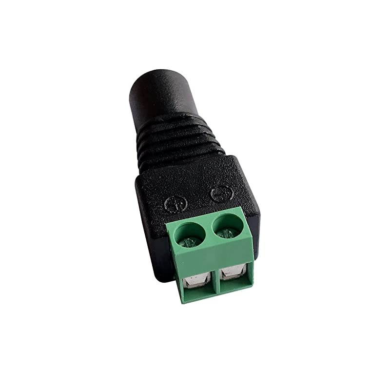 Male and Female 12v DC Power Jack Adapter Connector for Led Strip CCTV Camera