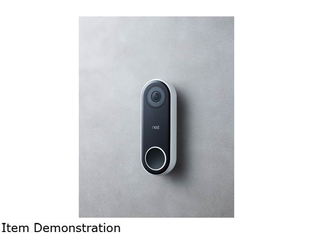 Google Nest Hello Wi-Fi Video Doorbell - Black/White (NC5100EF)