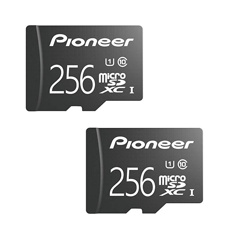 256GB microSD Classic with Adapter C10 U1 Full HD Memory Card 2 Pack