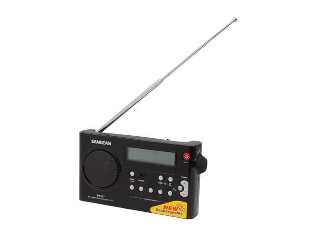 Sangean FM/AM PLL Synthesized Radio PR-D7 BK