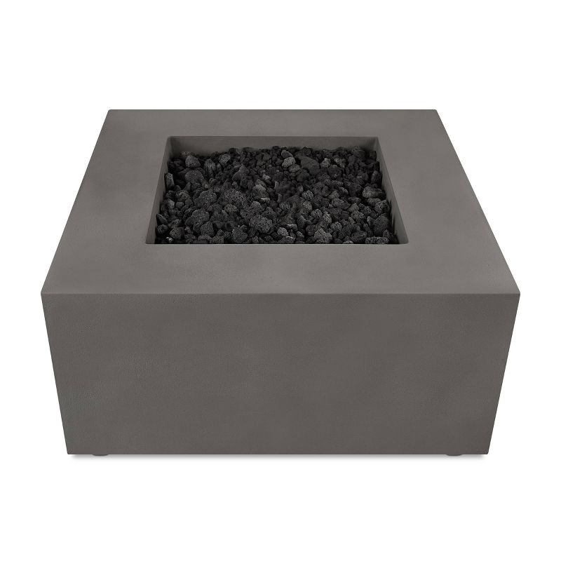 Caraga Casual Square Propane Fire Table Carbon - Jensen Co.