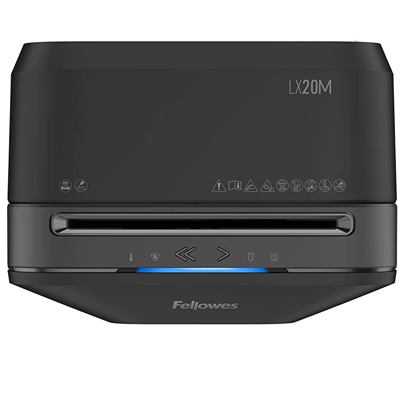 LX20M Powershred Micro Cut 12 Sheet Paper Shredder (Black)