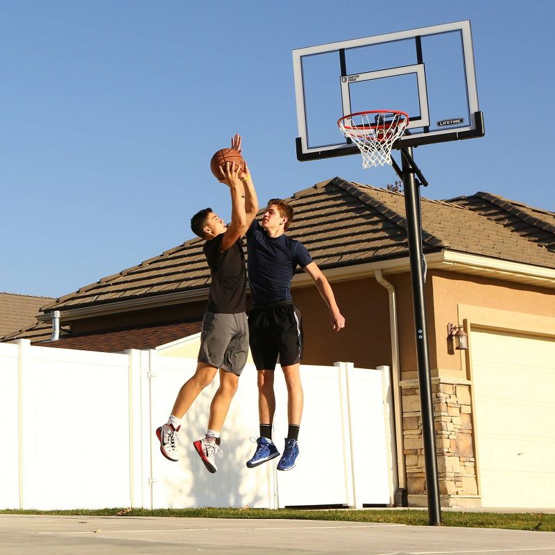 Lifetime 52" Adjustable In-Ground Basketball Hoop