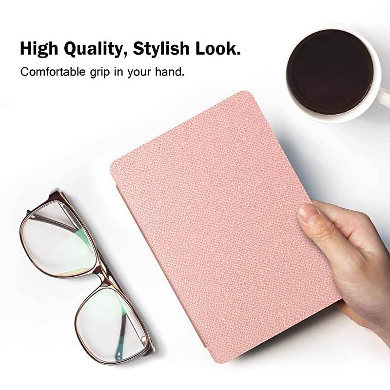 Case Fits Kindle Paperwhite 10th Generation 2018 Releases Thinnest Lightest Smart Shell Cover with Auto WakeSleep for  Kindle Paperwhite 2018 EReader Rose Gold