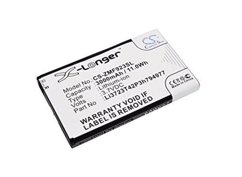 Cameron sino 3000mAh Li-Polymer Battery For AT and T Velocity 4G LTE, ZTE MF923, VELOCITY, fits ZTE Li3723T42P3h794977 LI3728T42P3H794977 (4351533116)