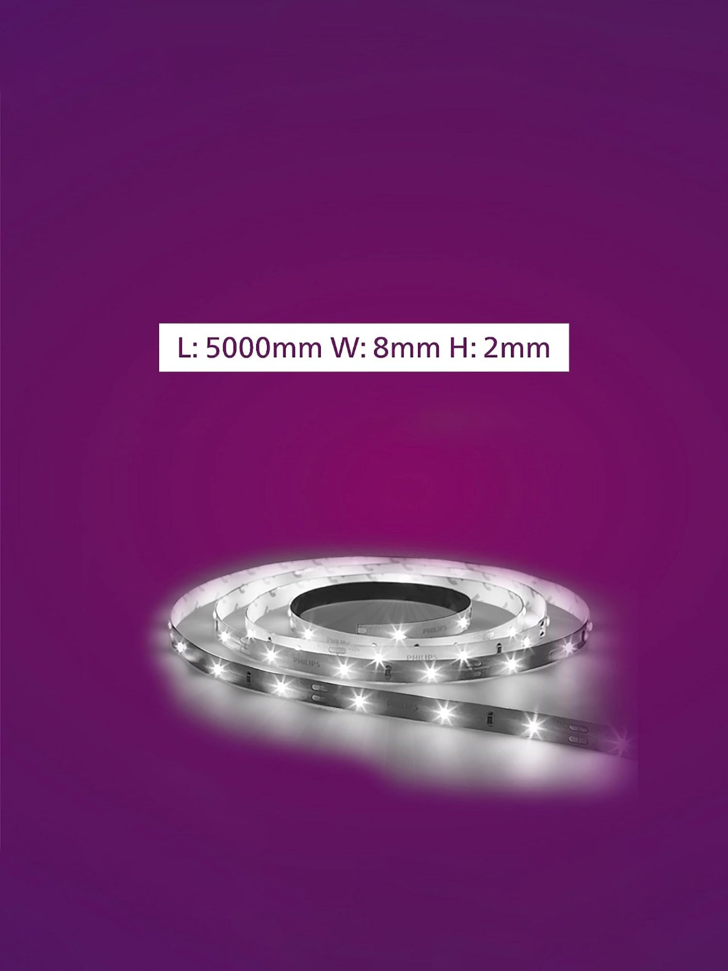 Philips LED Cove Light for Ceiling with 5 Mtr LED Strip for Home Decor Pack of 6 (Cool Day Light)