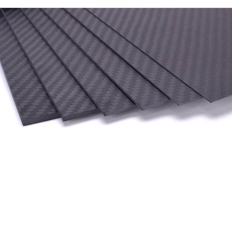 Carbon Fiber Plate Sheet 125mm X 75mm X 3MM Thickness Pure Carbon Fiber Board