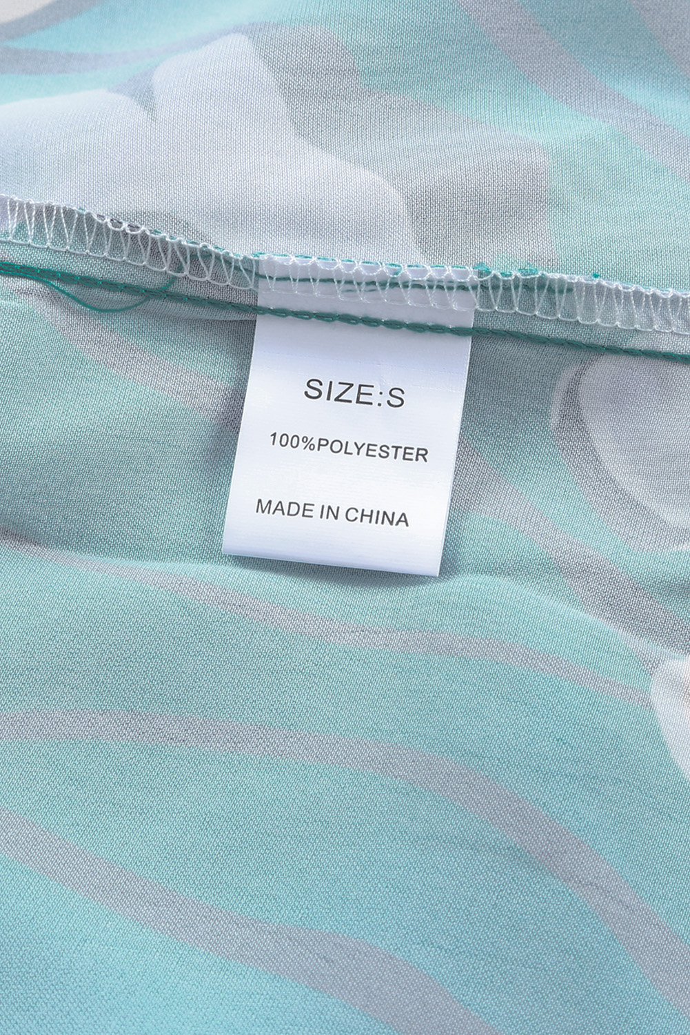 One World Apparel Jacquard Square Neck Short Sleeve Ivory Multi Floral Print Top