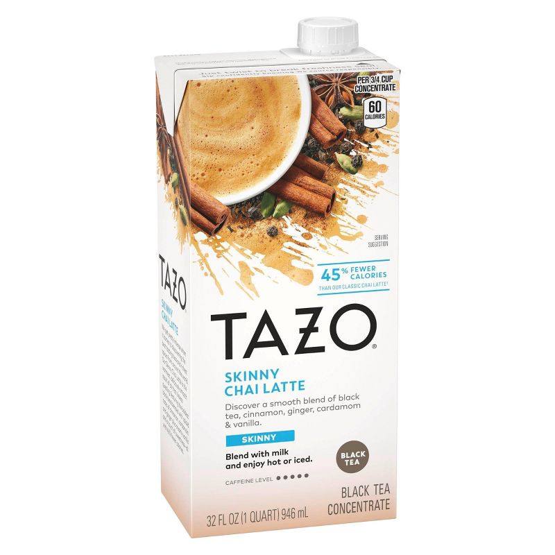 Tazo Skinny Latte Chai Black Tea - 32 fl oz