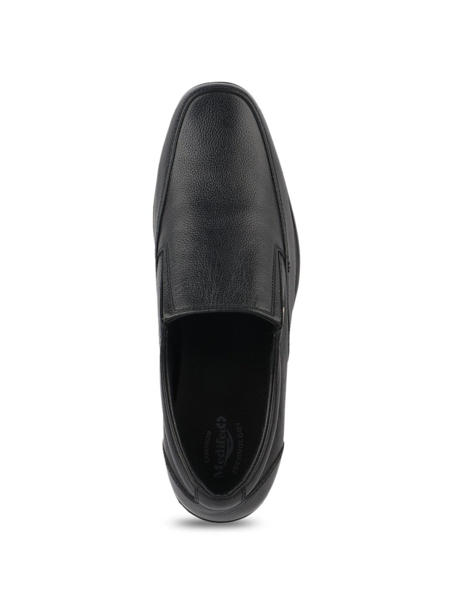 MediFeet Men's Black Formal Loafers