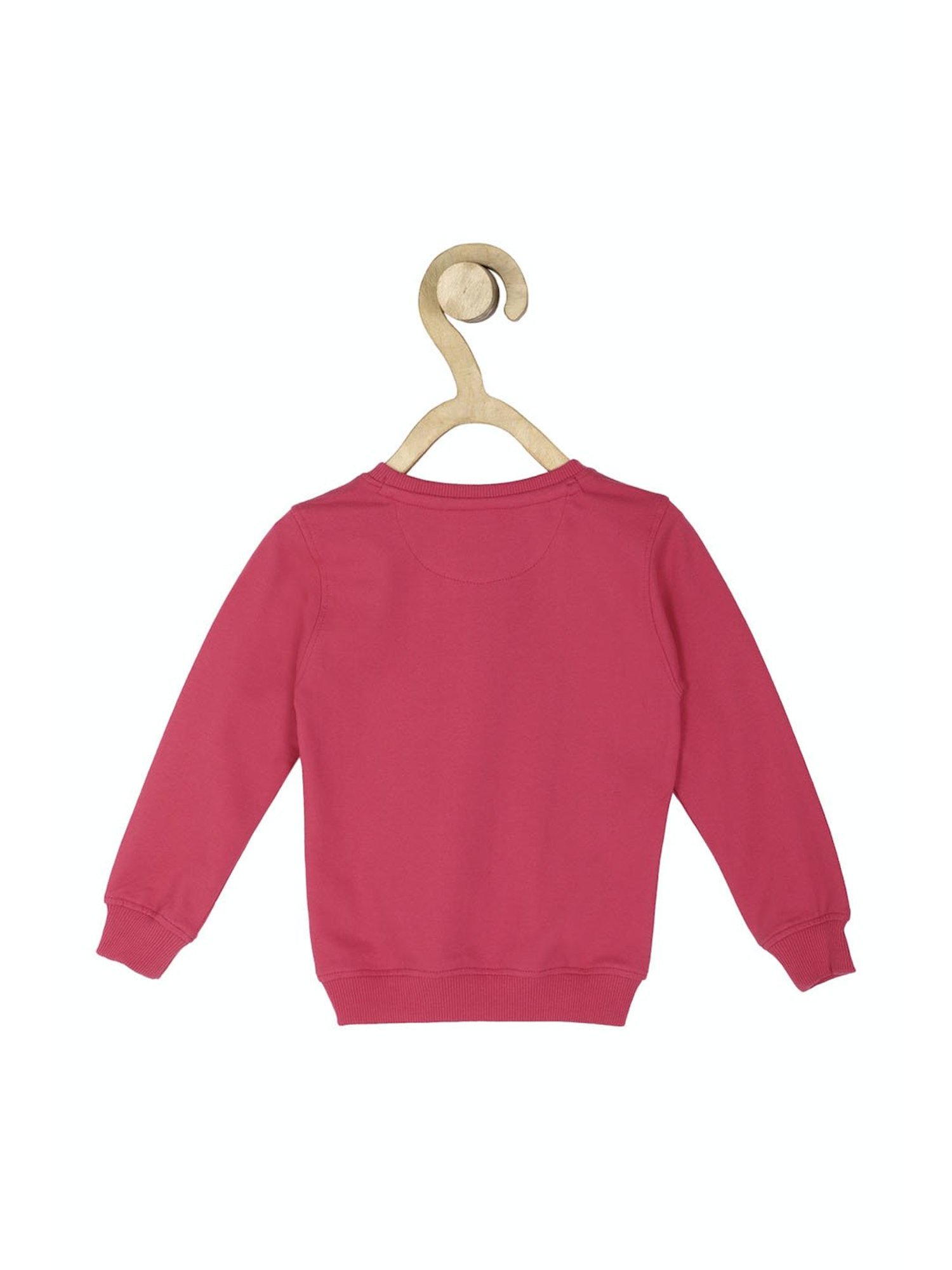 Allen Solly Kids Pink Graphic Print Full Sleeves Sweatshirt