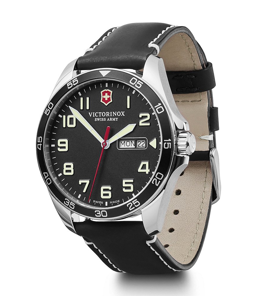 Victorinox Swiss Army Field Force Black Strap Multifunction Watch
