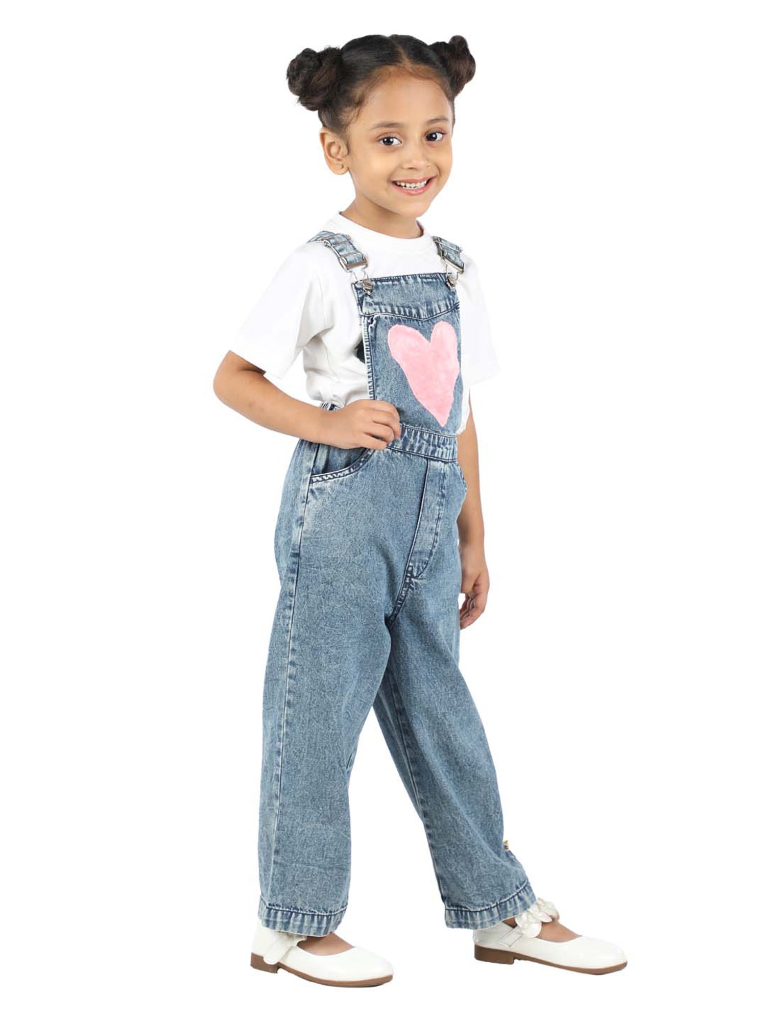 Budding Bees Kids Multicolor Printed Jumpsuit