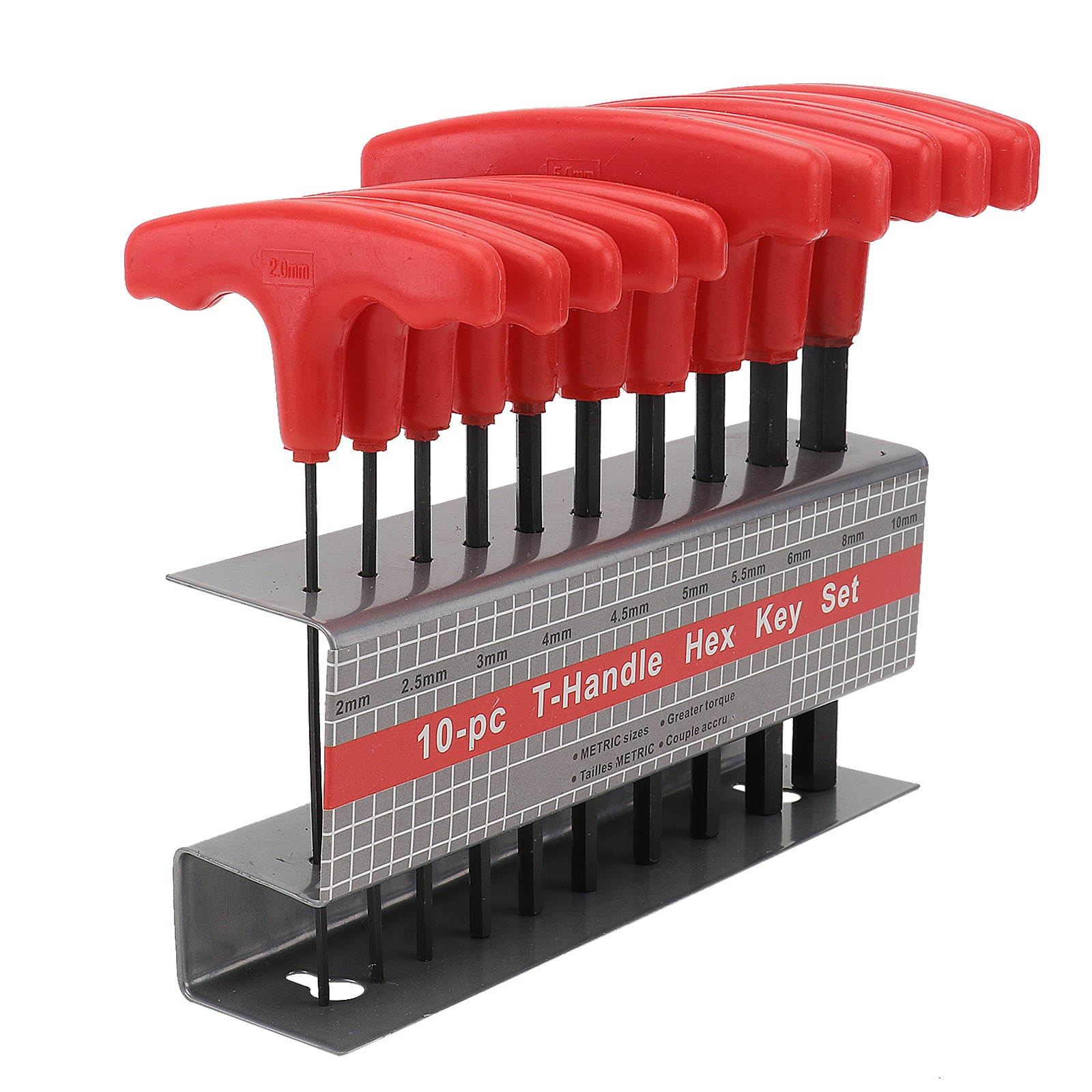 1 Set Hex Wrench Fine Durable Good Useful Hex Spanner Hand Tools T-Type Hex Wrench T-handle Hex Key Set