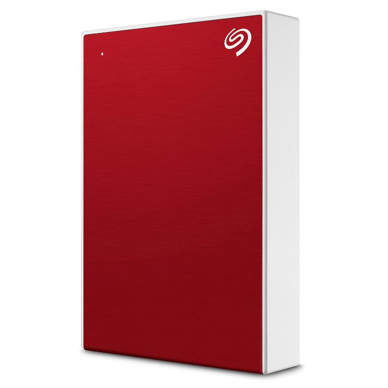 Seagate One Touch 4TB External HHD Drive with Rescue Data Recovery Services, Red (STKC4000403)