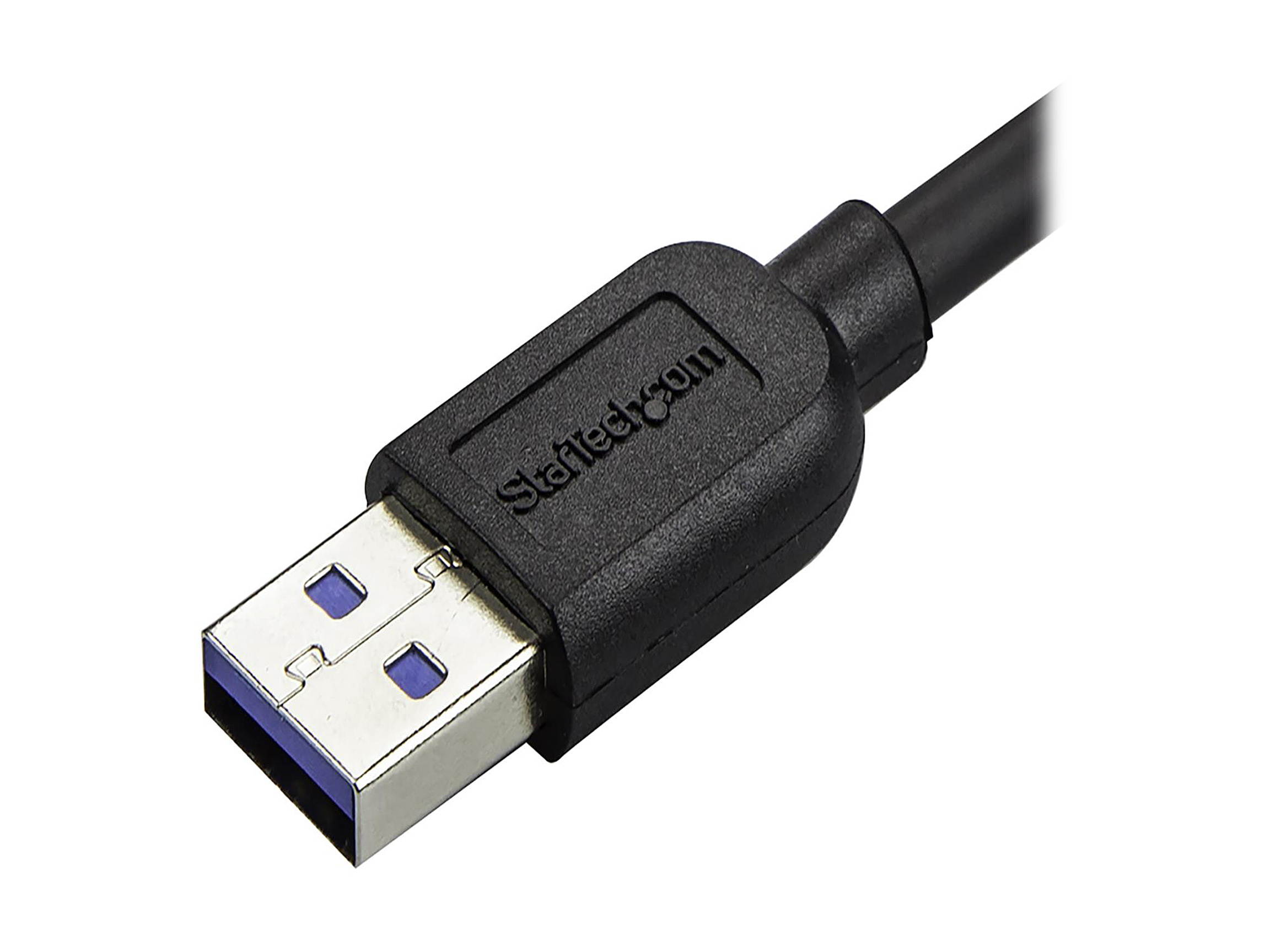 StarTech.com 0.5m 20in Slim Micro USB 3.0 Cable - M/M - USB 3.0 A to Right-Angle Micro USB - USB 3.1 Gen 1 (5 Gbps)