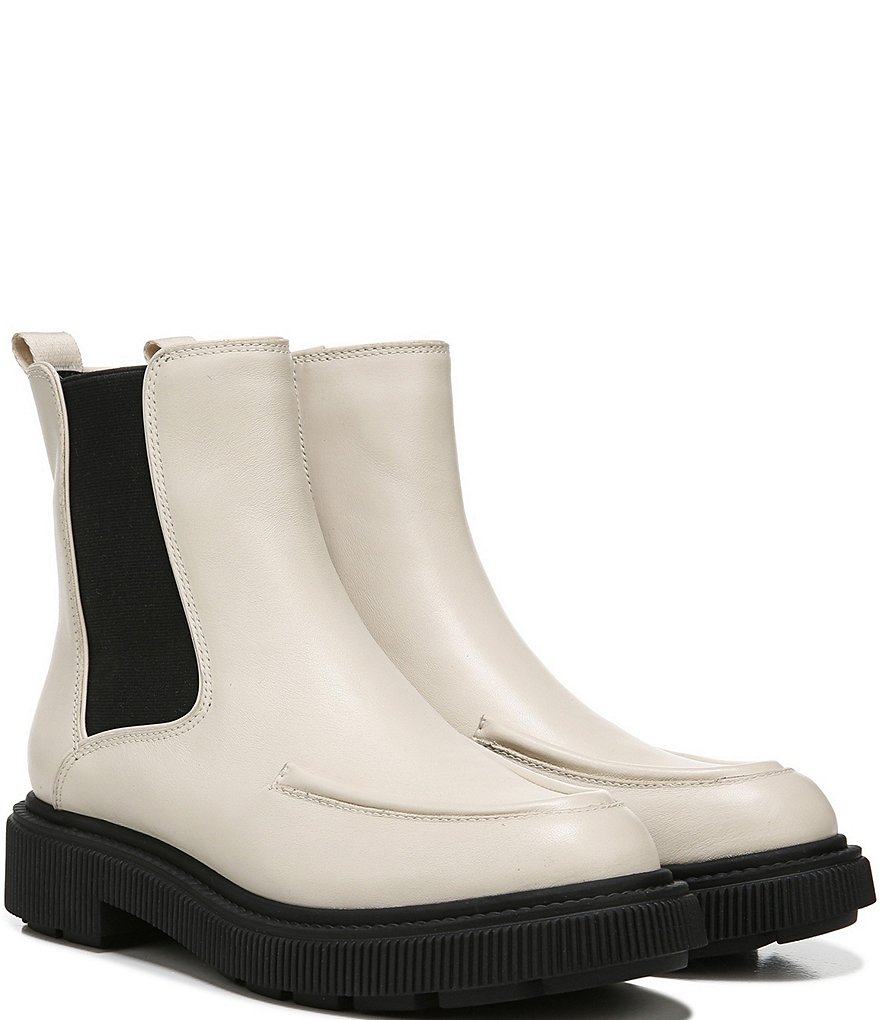 bionica Denali 2 Collection Derinda Waterproof Leather Block Heel Lug Sole Combat Booties