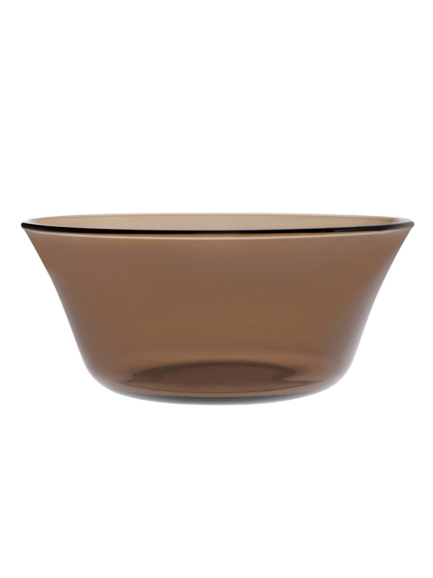 Duralex 'Lys' Brown Glass 17 cm Table Serving Bowl (0.91 L) - Set of 6